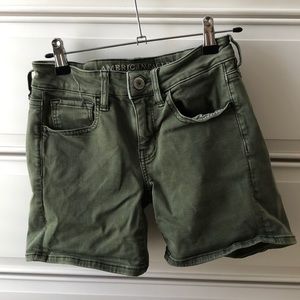 American eagle midi shorts